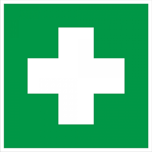 Пожарный знак "Аптечка первой медицинской помощи" (ЕС01)